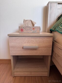 Manželská posteľ + nočné stolíky - 3
