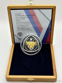 Medaila 17. November 20. výročie nežnej revolúcie zlato 999 - 3