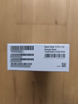 Predam cisto novy, zabaleny Xiaomi redmi note 14 pro+ 5g - 3