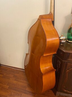 Predám celodrevený 3/4 kontrabas,ručná práca - 3