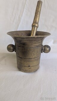 Predám 2 mosadzné mažiare - 3