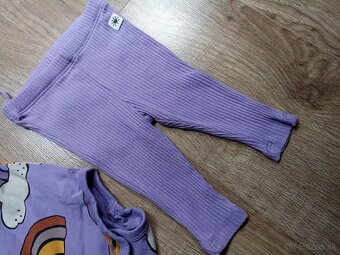 Lindex set legíny a body, veľkosť 56 - 3