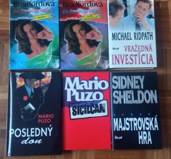 rôzne knihy, aj jednotlivo-2,50€ - 3
