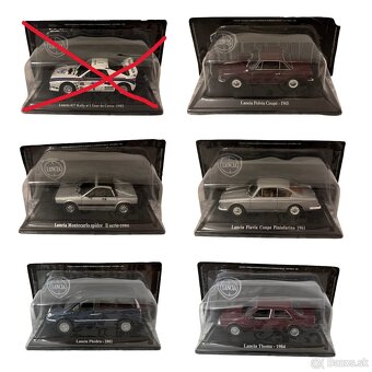 Zberateľské kovové modely Lancia v mierke 1:43 - 3