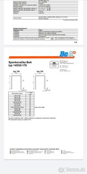 Sponkovačka BEA - 3