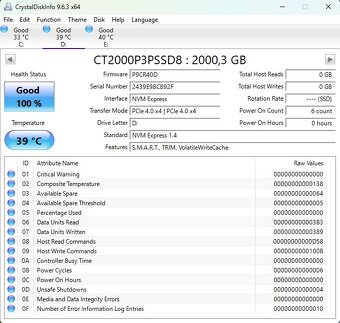 Crucial P3 Plus 2TB, M.2 2280, NVMe - 3