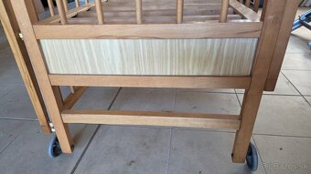 Detská drevená postieľka - 3