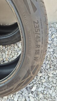 Predám 235/45 R18 letné pneumatiky Continental EcoContact6 - 3