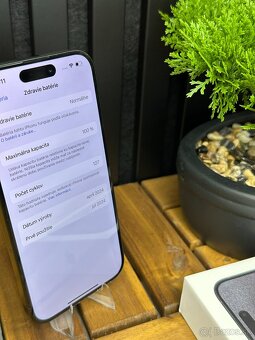 ► Apple iPhone 15 Pro Black Titanium │ Záruka 1 rok - 3