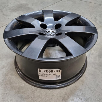 Hliníkové PEUGEOT disky 4x108 R16 7J ET32 - 3