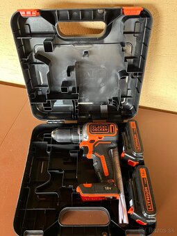 Aku vŕtací skrutkovač Black&Decker BL186K1B2-QW + 2 batérie - 3