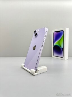 iPhone 14 PURPLE 128GB TOP STAV ORIGINÁL - 3