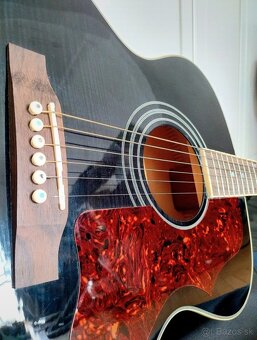 EPIPHONE EJ-200 ART ACOUSTIC JUMBO BLACK vr RITTER PÚZDRA - 3