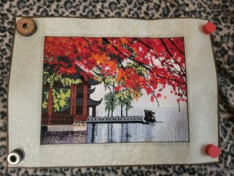 Obrazy z látky. - 3