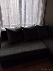 Rohová sedačka+ obývacia stena - 3