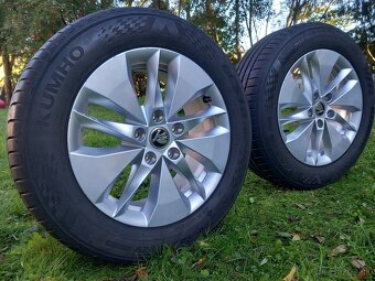Alu disky,Hliníkové disky,Elektróny,5x112R16,Škoda,VW,Seat - 3