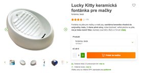Keramická fontánka pre mačky (Lucky Kitty) - 3