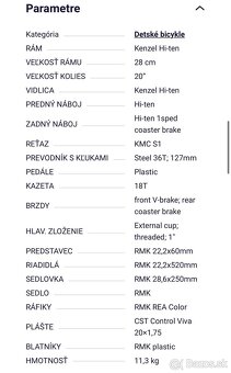 Detsky bicykel KENZEL Kalea - 3