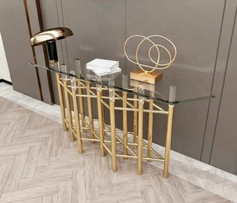 Konzola/komoda Amaretto Premium Glamour Gold - 3