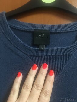 ARMANI EXCHANGE originál pánsky svetrik XL - 3