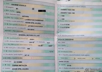 OPEL ANTARA 2.2 CDTI 2014 predam KOLESÁ, MOTOR Z22D1, PREVOD - 3