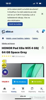 Tablet Honor pad x8a - 3