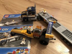 Lego CITY 60151 - Dragster auto + Kamión s návesom - 3