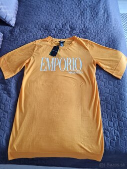 Žlté úplne nové minišaty Emporio Armani - 3