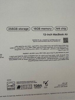 Predam MacBook Air M4 (Model A3240, SKY/10C CPU/8C GPU/16GB/ - 3