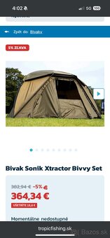 Predavam 2x Bivak Sonik Xtractor Bivvy Set - 3