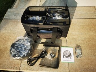 4ks led par reflektory RGBW-140W, diaľkové ovládanie + TAŠKA - 3