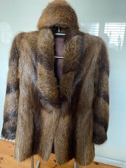 Nutriový kožuch + čiapka grátis - 3