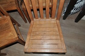 Masívne stoličky z dubového dreva - 3