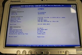 Panasonic Toughpad FZ-G1 - MK1, i5-3437U, 1.9GHz, 4GB, 128GB - 3