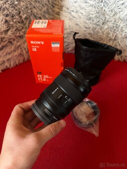 Sony G FE 20mm F1.8 (AKO NOVÝ, komplet) - 3