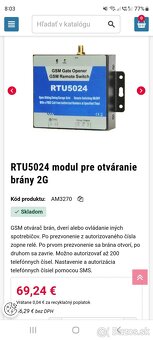 Modul na otvaranie brany pomocou sim karty. - 3