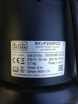 Kalové čerpadlo Black Decker - 3