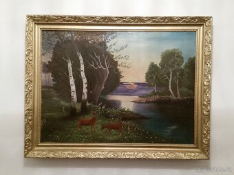 Stary obraz krajina - 3