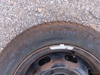 Predam pneu + disky 185/65 r15 Peugeot - 3