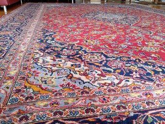 🌟Luxusný ručne viazaný perzský koberec Keshan 400×300 cm🌟 - 3