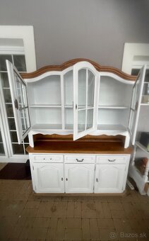 Starožitná presklená vitrína - 3