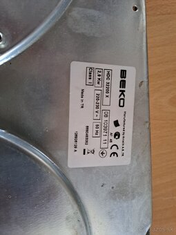 Sklokeramická dvojplatnička - 3