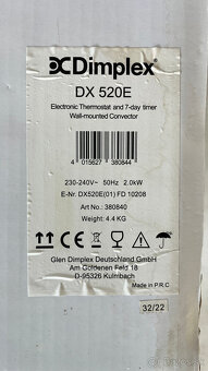 Novy elektricky ohrievac Dimplex - 3