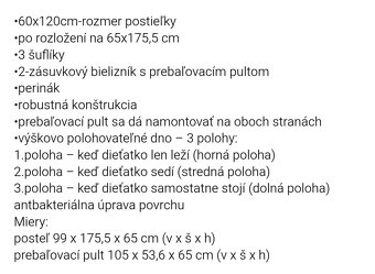 Postieľka - 3