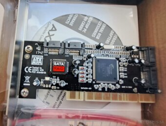AXAGO PCI karta – 4× interný SATA port - 3