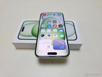 APPLE IPHONE 15 PLUS 128GB ,BATERKA 100%,ZÁRUKA - 3