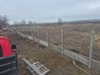 Betónové ploty, výroba, montáž - 3