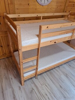 Poschodová posteľ 90x200cm s matracmi - 3