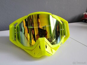 Motocross okuliare (žlte) - 3