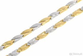 NOVÝ Skutočne krásny zlatý náhrdelník s náramkom - Korai - 3